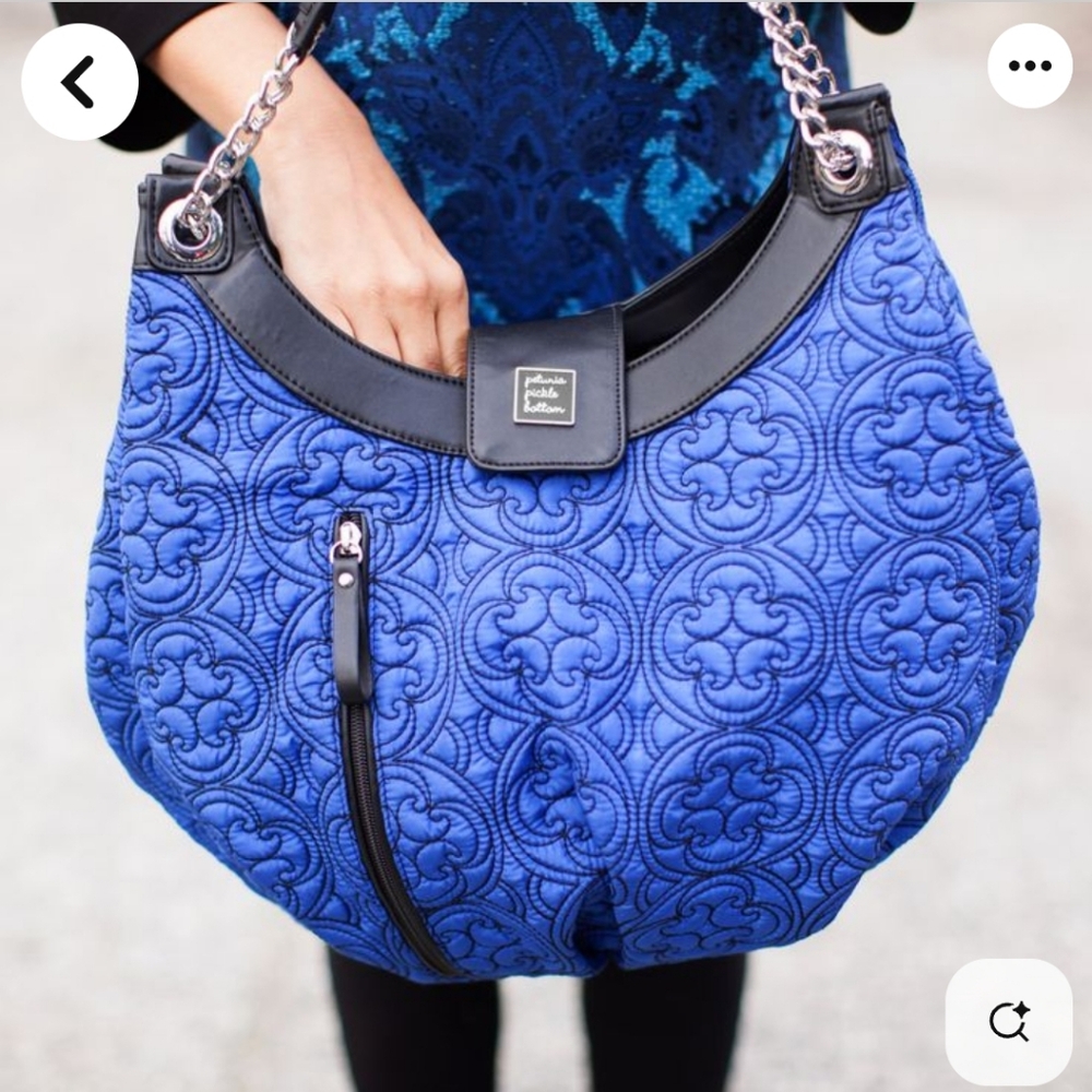 Petunia Pickle Bottom Hideaway Hobo Diper Bag